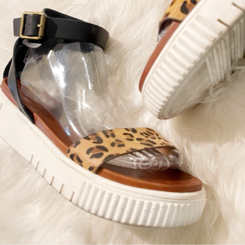 MIA Leanna Leather Platform Sandals - Picture 5 of 10